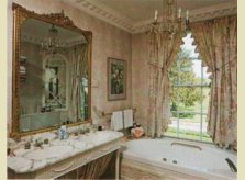 Marble basins on bespoke hand carved base